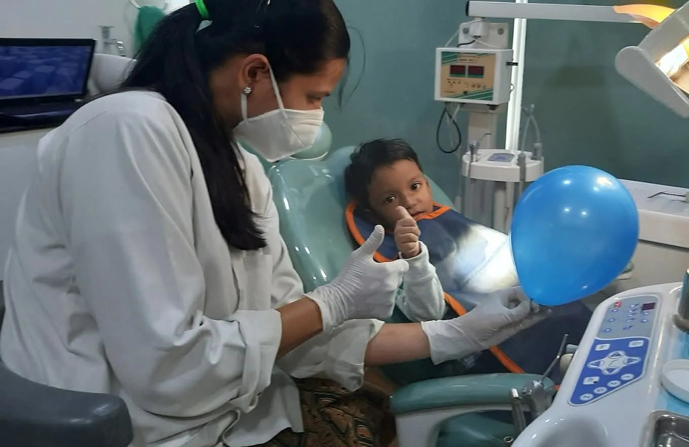 Pediatric Dental Examination - Before & After Dental Treatment